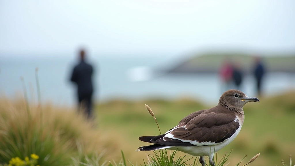 Bird observatory and seabird viewing area on Cape Clear Island